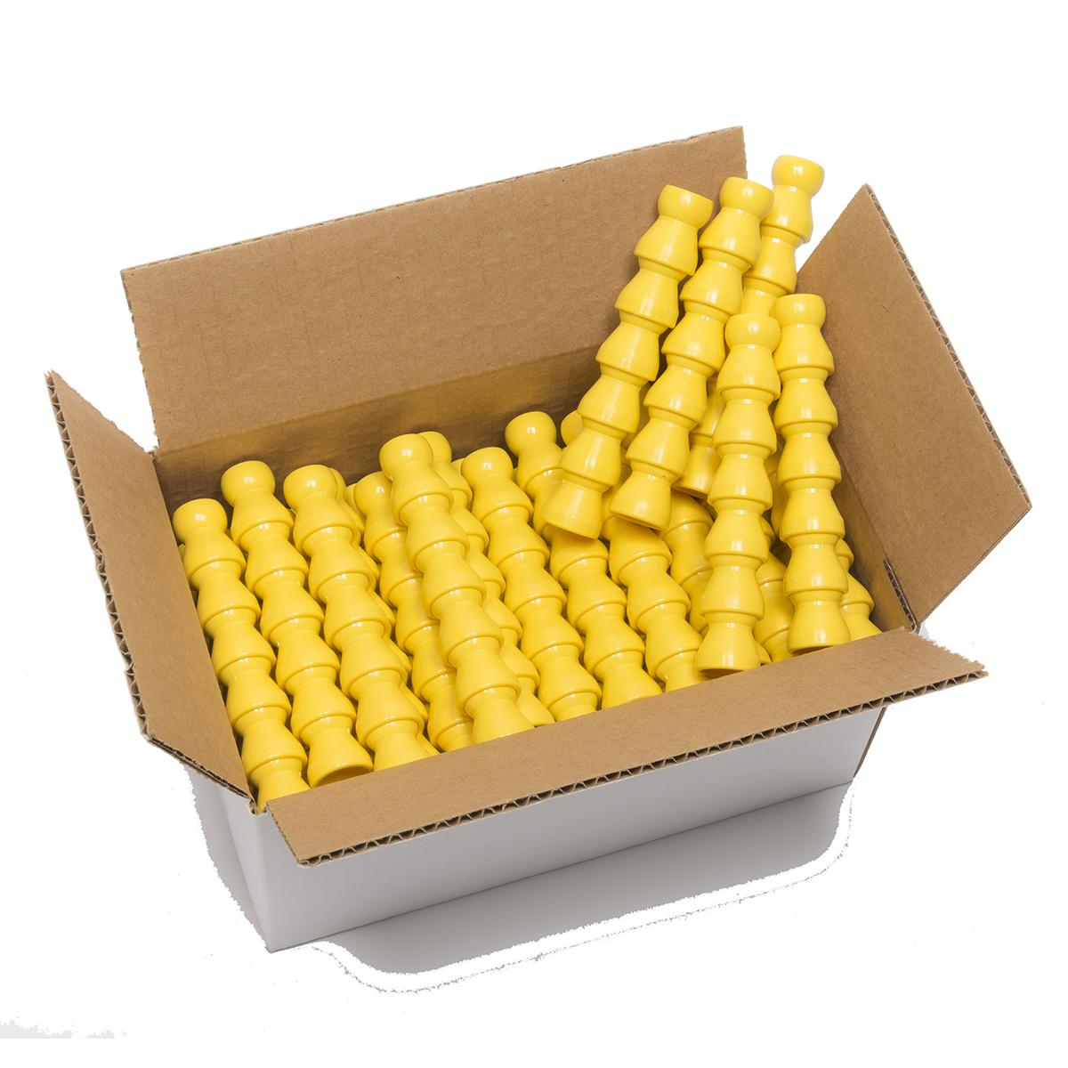 Yellow Polyester 1/2 to 1/4 Wye Reducer Pack of 20 1/2 Hose ID Loc-Line Acid Resistant Coolant Hose Component Yellow Polyester 1/2 to 1/4 Wye Reducer Pack of 20 1/2 Hose ID Loc-Line Acid Resistant Coolant Hose Component